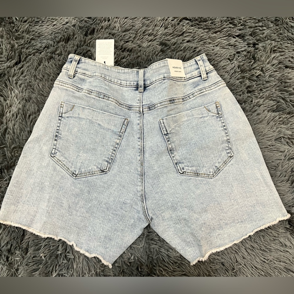 Gibson Latimer Higher Rise Denim Shorts sz 10 NWT - Picture 5 of 7